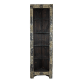 Indian Hand Carved Solid Wood Bookshelf B7